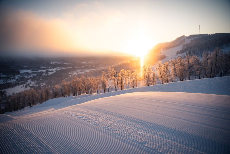 Manchesterskidåkning i Ramundberget
